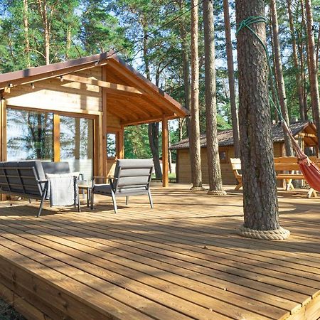 Sloneczny Domek Borsk Nr 2 I 15 - Nad Samym Jeziorem W Pierwszej Linii Kültér fotó