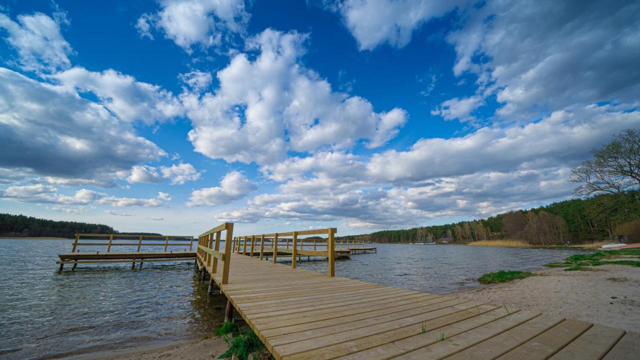 Sloneczny Domek Borsk Nr 2 I 15 - Nad Samym Jeziorem W Pierwszej Linii Kültér fotó